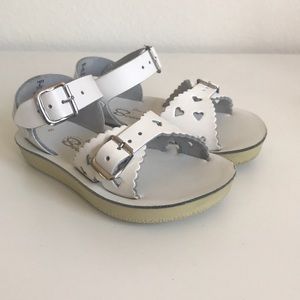 Sun-San Salt Water White Sandals